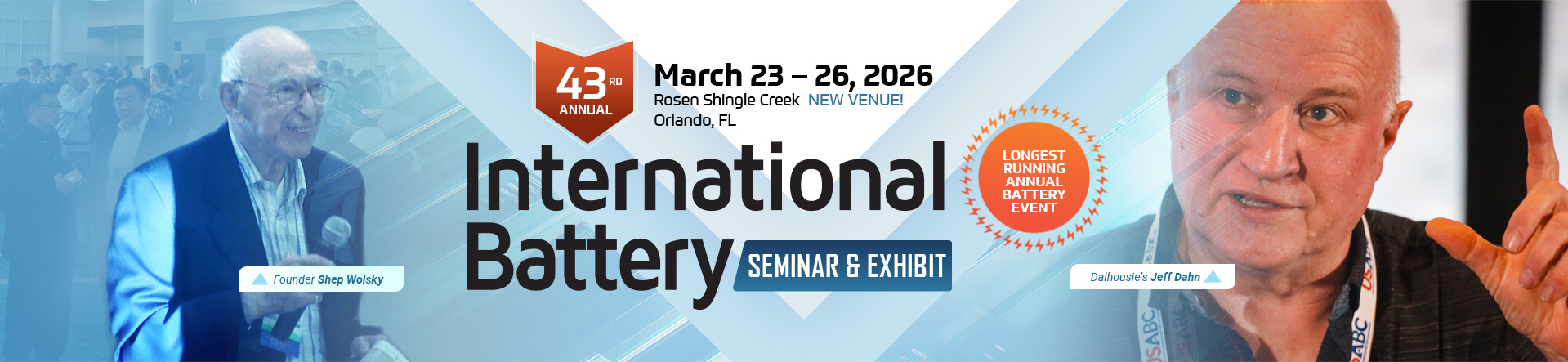 International Battery Conference Siminar and Exhibit - March 23-26, 2026 - Orlando, FL